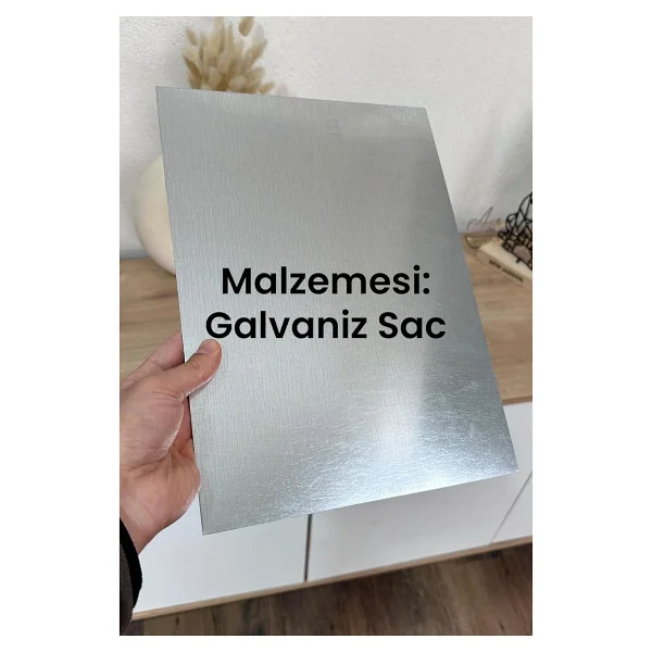 Mıgnatıs Dikkat Köpek Var Levhası Golden Retriever - Sac Malzeme 25x35cm - Görsel 5
