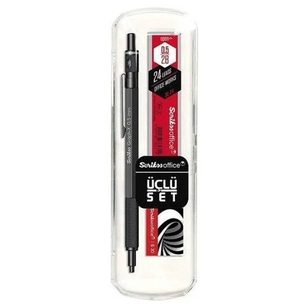 Scrikss Graph-X Beyaz 0.5 mm 3'lü Versatil Uçlu Kalem Seti - Görsel 5