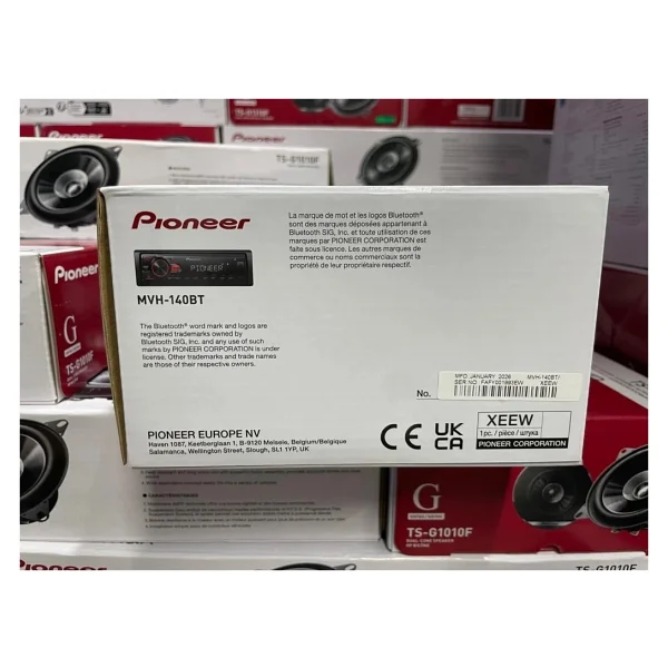 Pıoneer MVH-140BT Bluetooth USB li Oto Teyp - Görsel 3