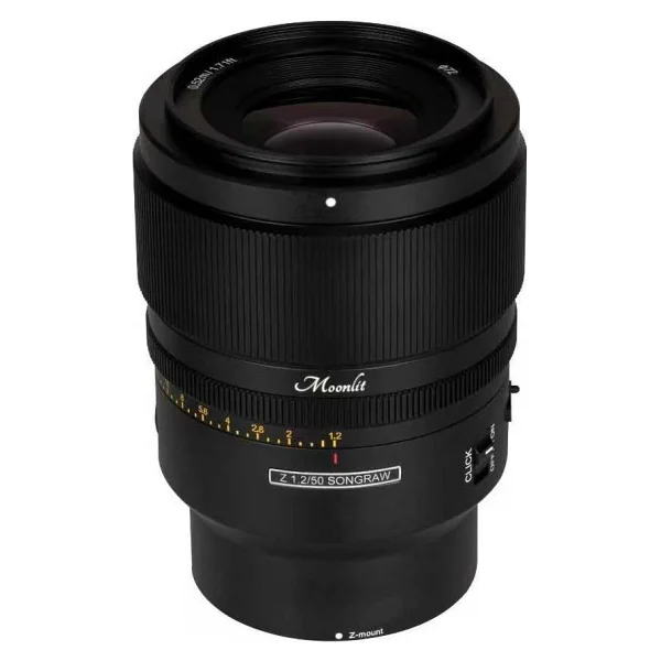 SongRaw AF 50mm f/1.2 FE Moonlit Nikon Z Lens - Görsel 2