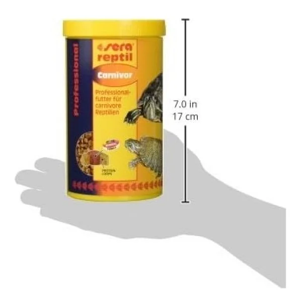 Sera Reptil Etçil Sürüngen Yemi Carnivor 1000 Ml (310gr) - Görsel 2