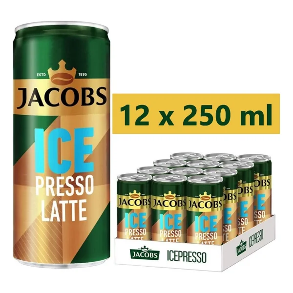 Jacobs Icepresso Latte Soğuk Kahve 12x250 Ml - Görsel 3
