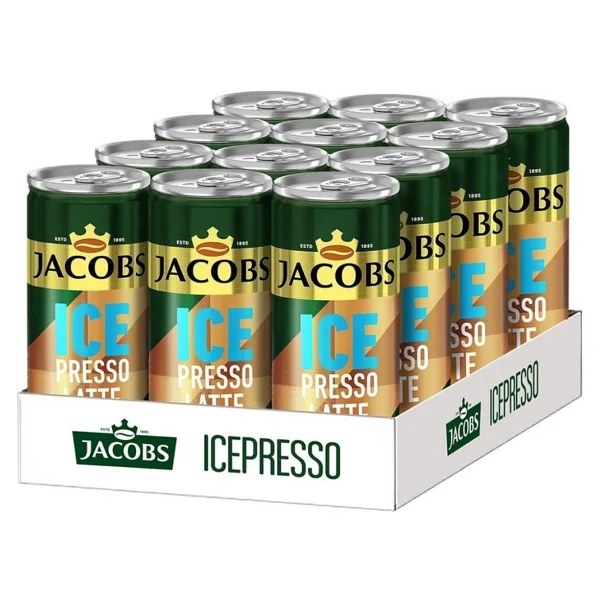 Jacobs Icepresso Latte Soğuk Kahve 12x250 Ml - Görsel 4
