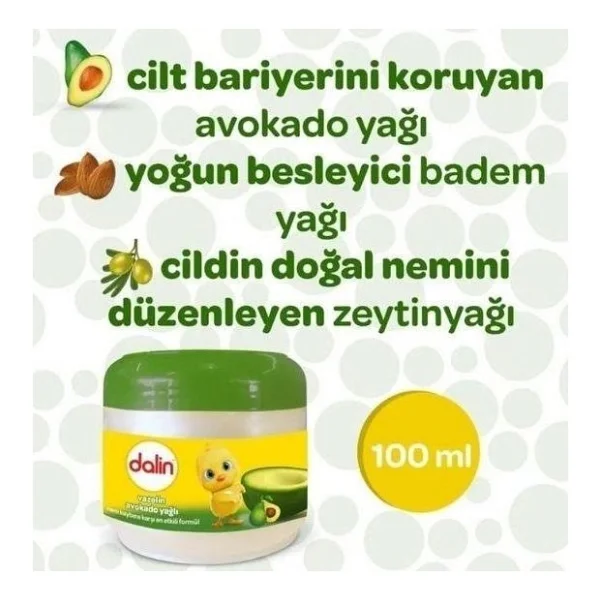 Dalin Avokado Yağlı Vazelin 100 Ml - Görsel 9
