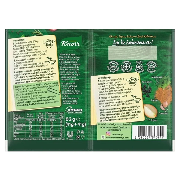 Knorr Köfte Harcı 82 Gr - Görsel 4