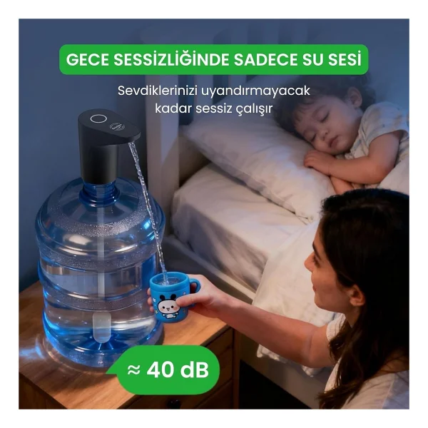 Flowblue Şarjlı Damacana Pompası - Görsel 4