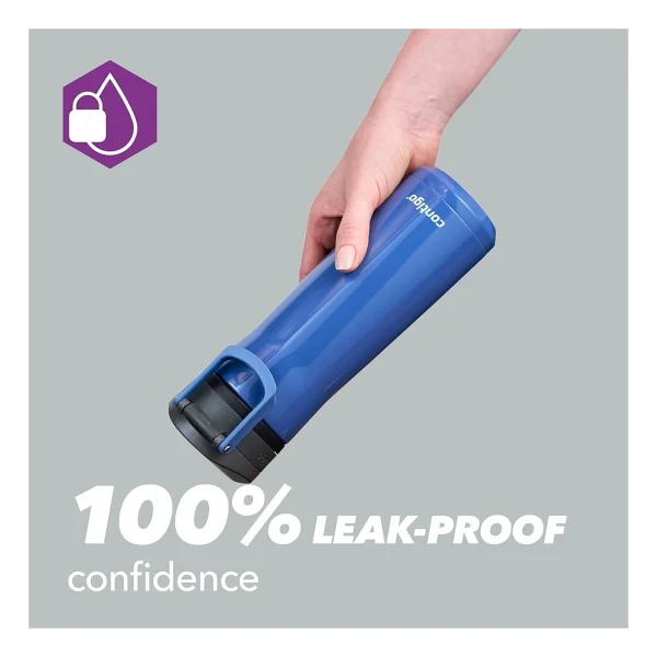 Contigo Jackson Chill 2.0 Siyah 590 Ml Çelik Su Matarası - Görsel 3