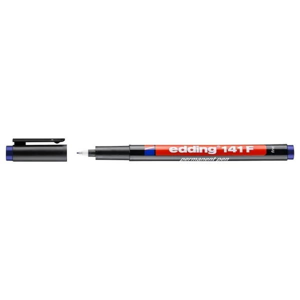 Edding 141f Asetat Kalemi Mavi - Görsel 3