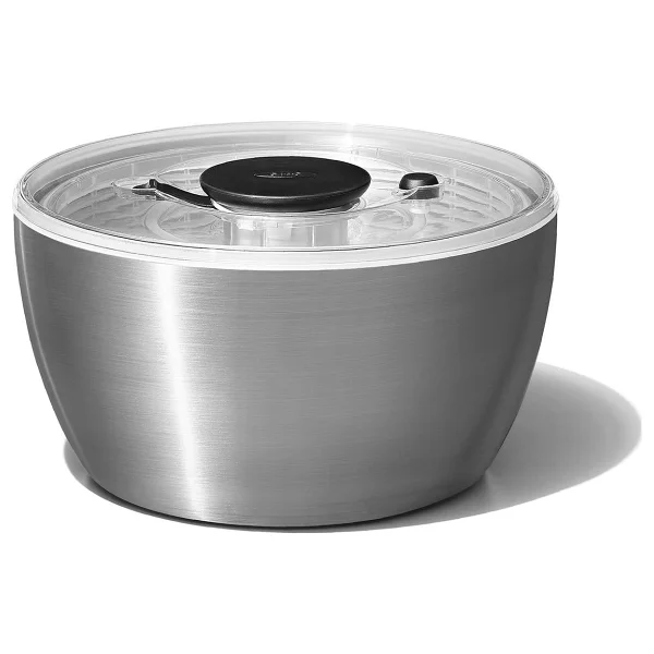 Oxo - Good Grips Steel Çelik Salata Kurutacağı - Görsel 4