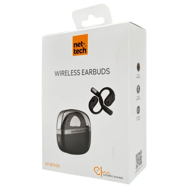 Nettech Nt-Bth25 TWS Siyah Kulak İçi Bluetooth Kulaklık - Görsel 3