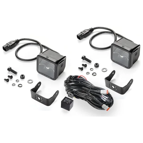 Hella Off-Road LED Lamba 12v-24v 70mm Hareketli Montaj 1fa358176-801 - Görsel 9