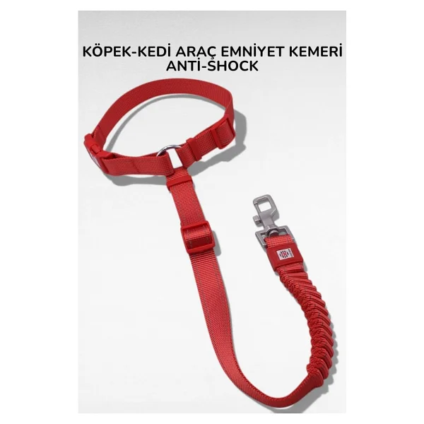 Caramelos Evcil Hayvan Araç Emniyet Kemeri Köpek Oto Kemeri Araba Oto Aksesuar Kedi Köpek Emniyet Kemeri - Görsel 7