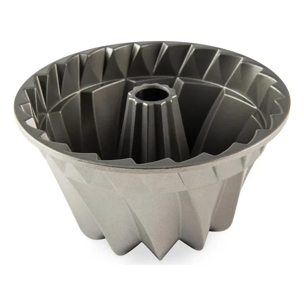 Nordicware Kek Kalıbı Yuvarlak Pasta, Alüminyum Döküm, Gümüş, 22,9 X 22,9 X 13,5 Cm - Görsel 2