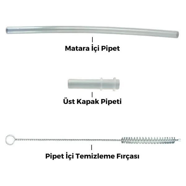 Uzspace Yedek Pipet Seti Ve Temizleme Fırçası - Görsel 2