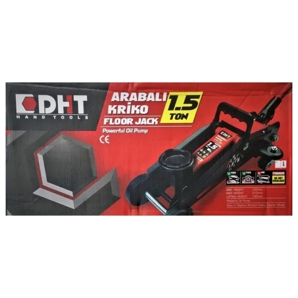 Dht 1.5 Ton Arabalı Kriko - Görsel 2