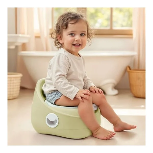 Dolu Nuve Potty Yeşil Lazımlık 7588 - Görsel 3