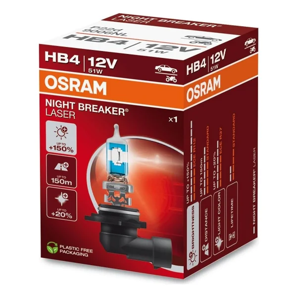 Osram Night Breaker Laser Hb4 9006nl 51 W Oto Ampul - Görsel 4