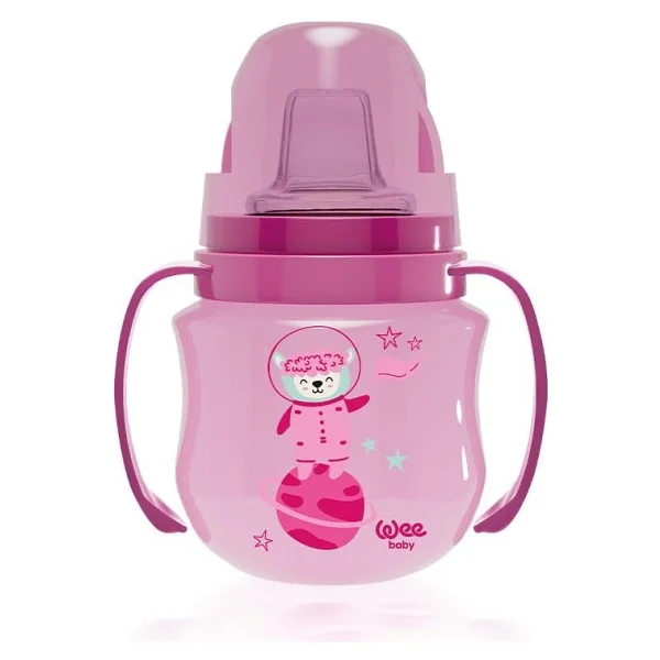 Wee Baby 753 Galaxy Pembe Akıtmaz Alıştırma Bardağı 125 Ml - Görsel 6