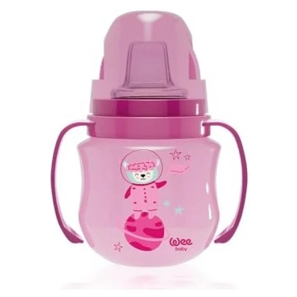 Wee Baby 753 Galaxy Pembe Akıtmaz Alıştırma Bardağı 125 Ml - Görsel 2