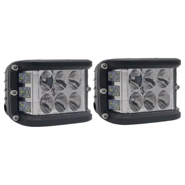 Off Road LED Bar Delici Beyaz Işık - Beyaz Flaşlı 2 Adet Metal 12 Volt - Görsel 3