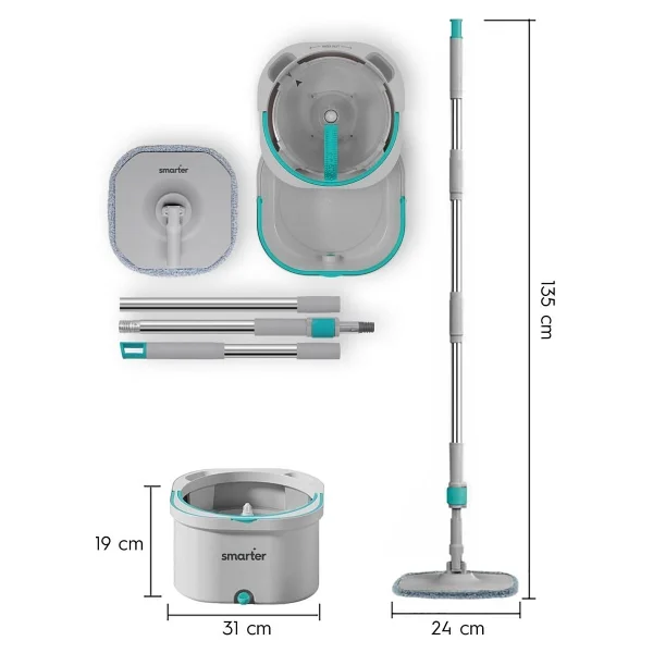 Smarter Aqua Max Temizlik Seti + Yedek Mop - Görsel 3