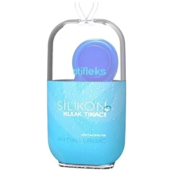 Otifleks Silikon Kulak Tıkacı, 4'lü Set, Turuncu - Görsel 2