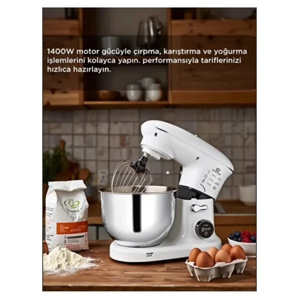 Torima Tmk-1400dt 1400 W Beyaz 5 Lt Mutfak Şefi - Görsel 2