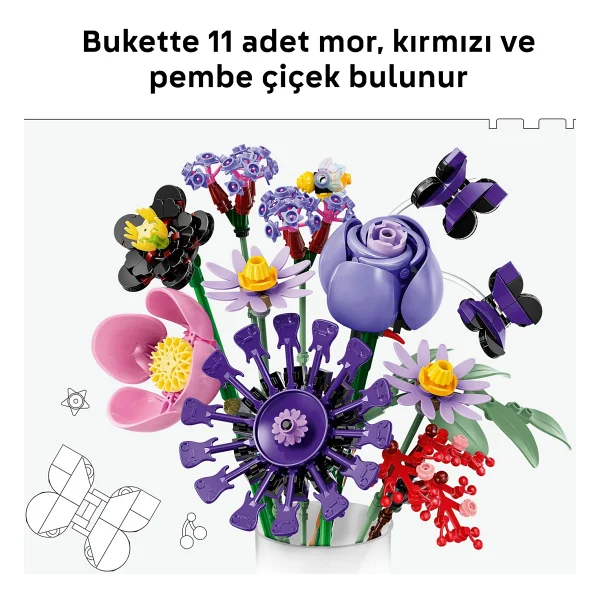 Lego 11507 Botanicals Olivia Rodrigo'nun Çiçek Buketi - Görsel 6