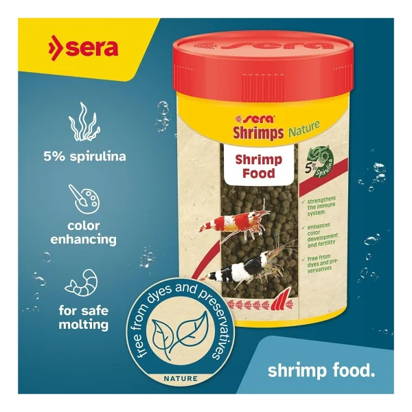 Sera Shrimps Natural 100 Ml / 55 Gr Granül Balık Yemi - Görsel 2