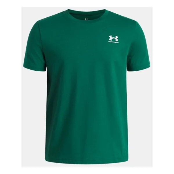 Under Armour Sportstyle Lc 1389962-100 Beyaz Kısa Kollu Bisiklet Yaka Çocuk Tişört - Görsel 5