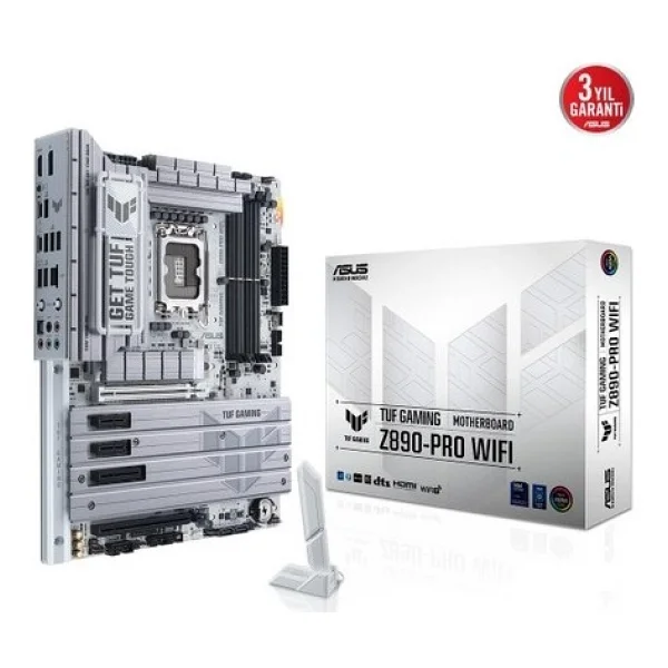 Asus Tuf Gaming Z890-Pro Wi-Fi Intel Lga1851 DDR5 Atx Anakart - Görsel 2