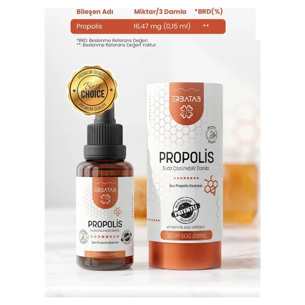 Erbatab Sıvı Propolis 30 Ml - Görsel 2