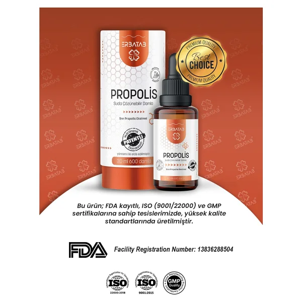 Erbatab Sıvı Propolis 30 Ml - Görsel 6