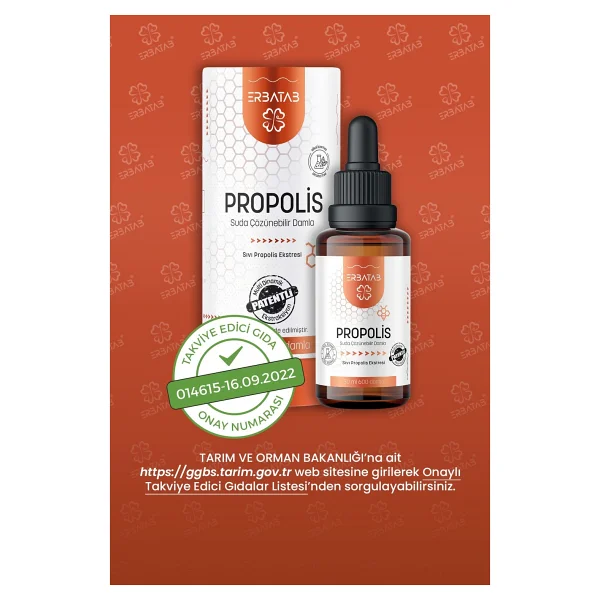 Erbatab Sıvı Propolis 30 Ml - Görsel 7