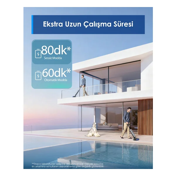 Tineco Floor One S9 Scientist Islak Kuru Şarjlı Dikey Süpürge - Görsel 5