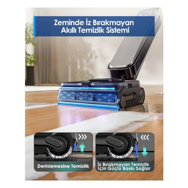 Tineco Floor One S9 Scientist Islak Kuru Şarjlı Dikey Süpürge - Görsel 6