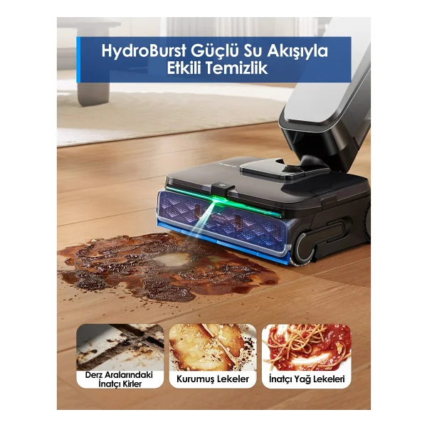 Tineco Floor One S9 Scientist Islak Kuru Şarjlı Dikey Süpürge - Görsel 7