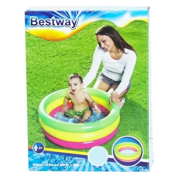 Bestway 51128 70x24 Cm Yuvarlak Şişme Bebek Havuzu - Görsel 7