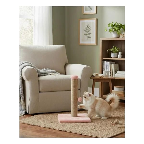 Reyo Pet Kedi Tırmalama Tahtası Pembe 42 Cm - Görsel 4