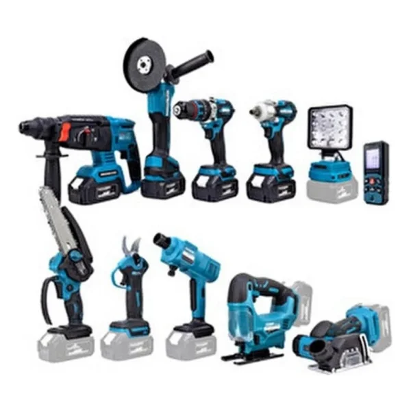 Dawreek 11'li Set Darbeli Akülü Vidalama 350 Nm Tork Ve 4 Akü İle Ergonomik Taşıma Çantası - Görsel 2