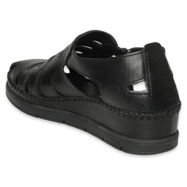 Forelli 22317 Alena-G Siyah Kadın Sandalet - 0 - Siyah - 38 - Görsel 4