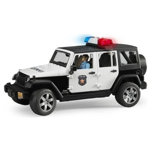 Bruder 02526 Jeep Wrangler U.R Polis Memuru Polis Arabası - Görsel 2