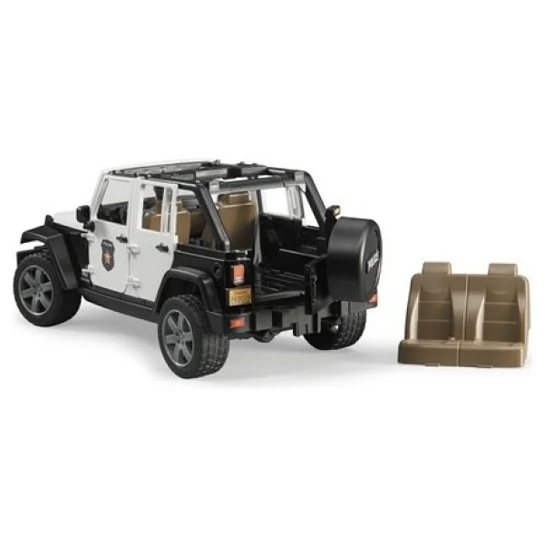 Bruder 02526 Jeep Wrangler U.R Polis Memuru Polis Arabası - Görsel 4