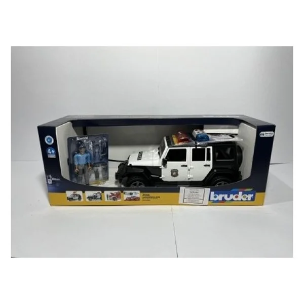 Bruder 02526 Jeep Wrangler U.R Polis Memuru Polis Arabası - Görsel 5
