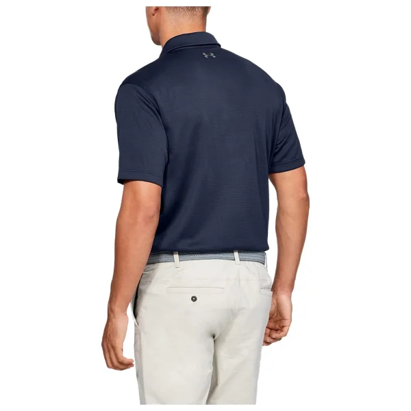 Under Armour Tech 1290140-410 Lacivert Kısa Kollu Erkek Polo Yaka Tişört - Görsel 2