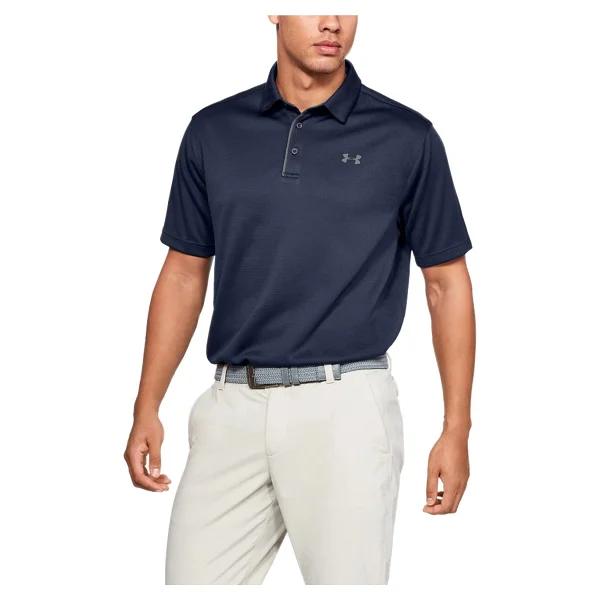 Under Armour Tech 1290140-847 Turuncu Kısa Kollu Erkek Polo Yaka Tişört - Görsel 5