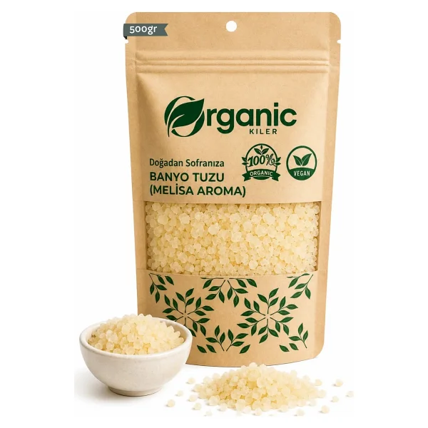 Doğal Melisa Aromalı Banyo Tuzu 500gr Ayak Bakım Tuzu Rahatlatıcı & Yenileyici - 500 Gr - Görsel 5