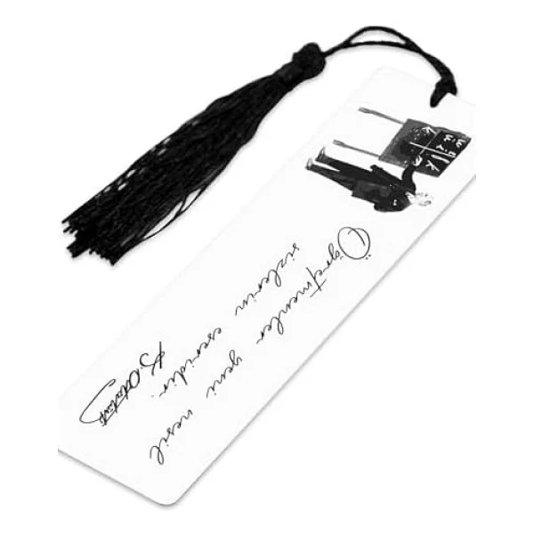 Öğretmenlere Atatürk Imzalı Kitap Ayracı 13.5 Cm X 4 Cm Metal Malzeme - Görsel 2