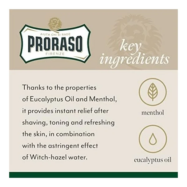 Proraso Okaliptüs Yağı Ve Mentol After Shave 100 Ml Tıraş Losyonu - Görsel 4