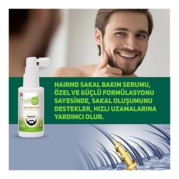 Hairmd Hair Md Sakal Serumu 50 Ml Yeni Ambalaj - Görsel 3